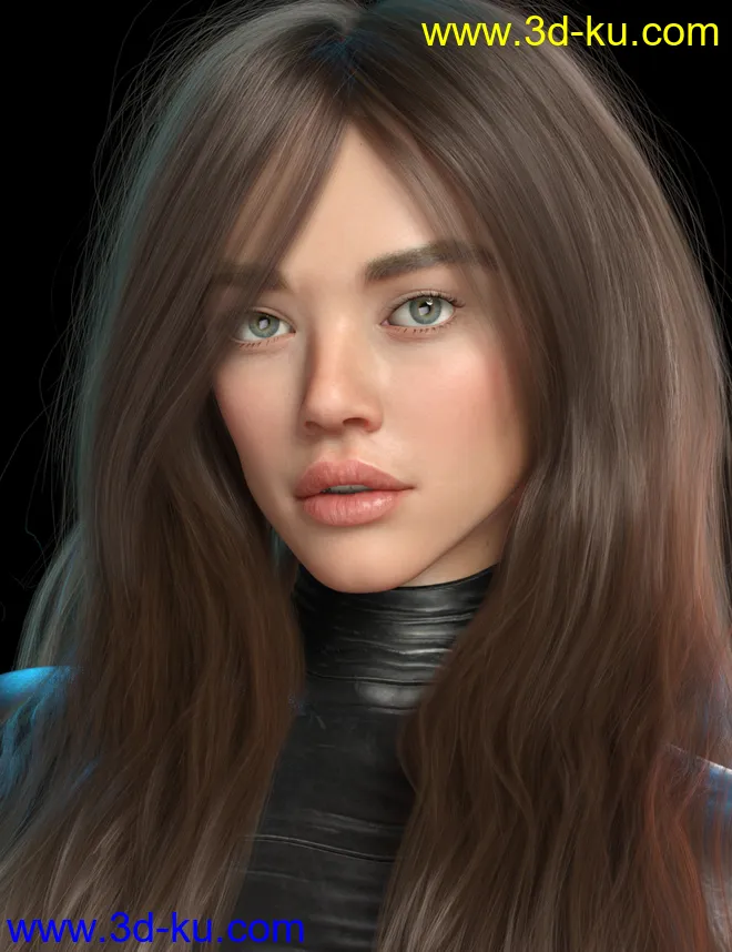 Blue HD for Genesis 8 Female模型的图片1