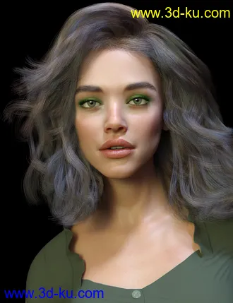 3D打印模型Blue HD for Genesis 8 Female的图片