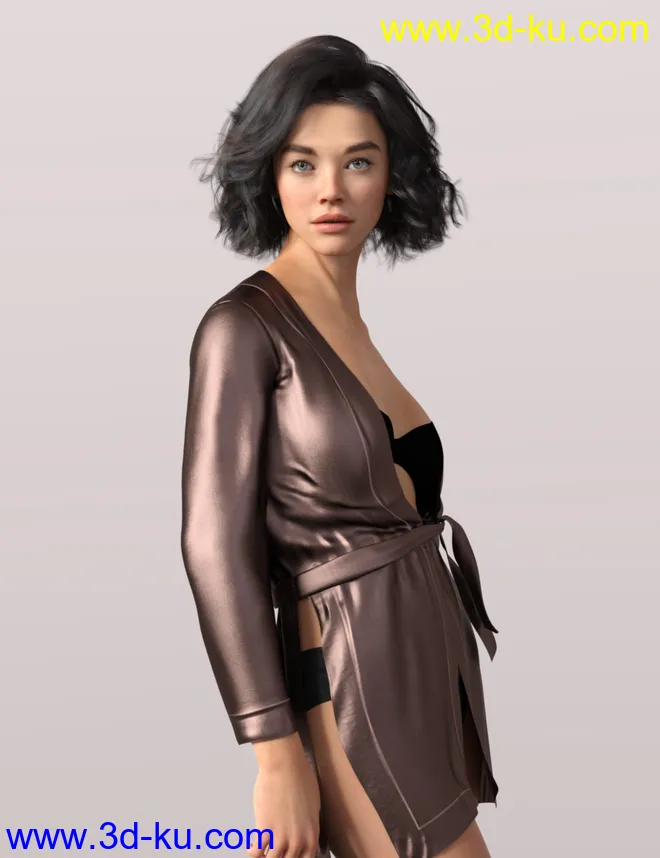 Blue HD for Genesis 8 Female模型的图片4