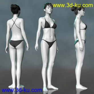3D打印模型Bodhi HD for Genesis 8 Female的图片