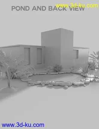 3D打印模型Boho Cottage - Base and Fireplace的图片