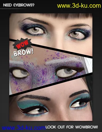 3D打印模型Brow Remover for Daz Studio (G8 Update)的图片