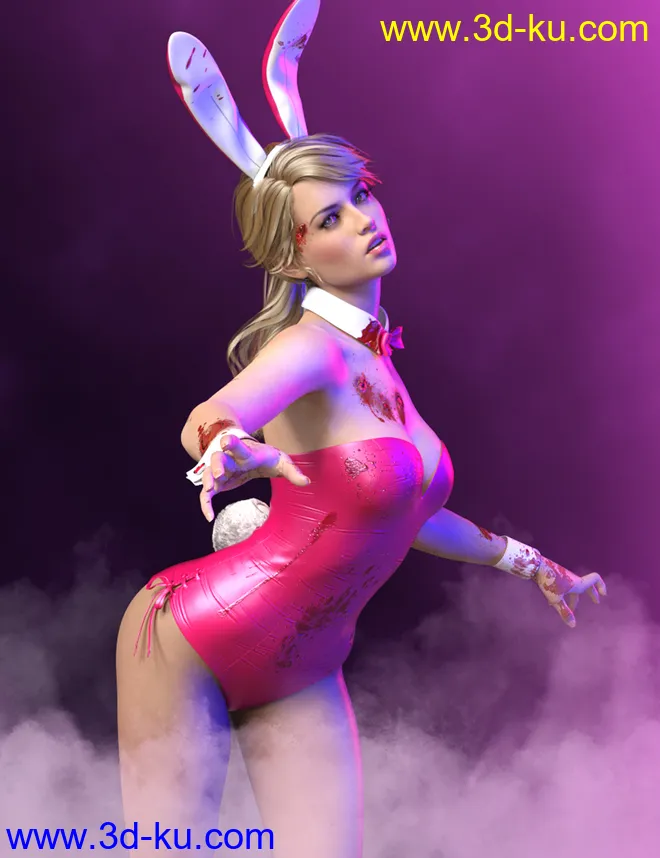 Bunny's Nightmare Outfit and Poses for Genesis 8 Females模型的图片7