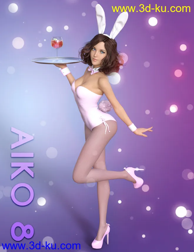 Bunny's Nightmare Outfit and Poses for Genesis 8 Females模型的图片11