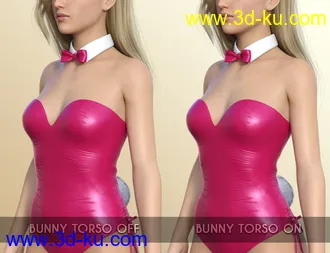 3D打印模型Bunny's Nightmare Outfit and Poses for Genesis 8 Females的图片