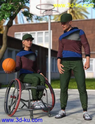 3D打印模型Campus Casual Outfit for Genesis 8.1 Males的图片