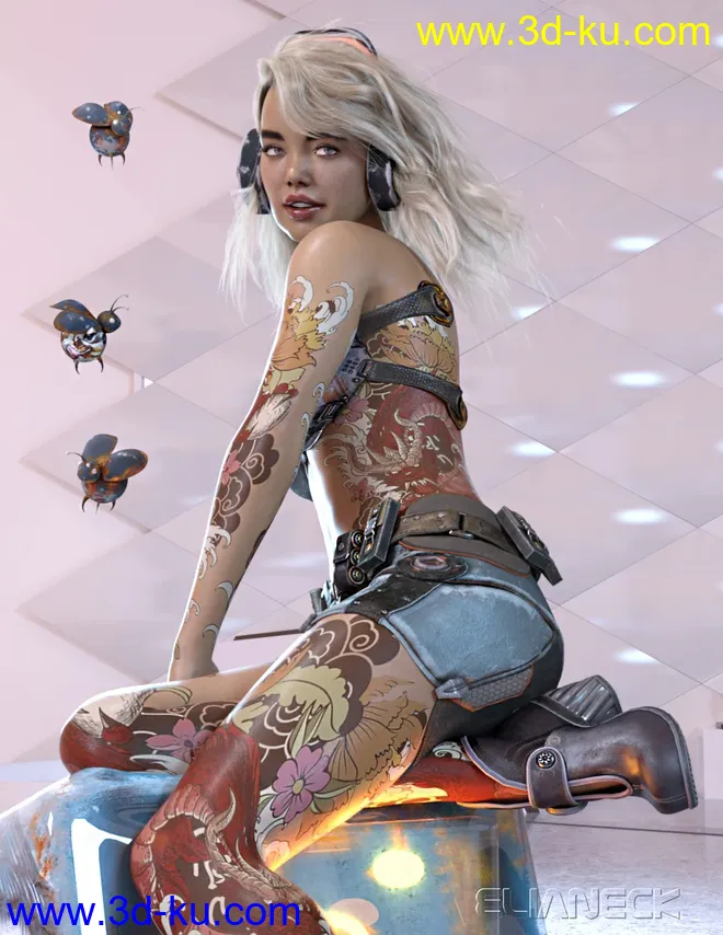 Caramel for Genesis 8 Female模型的图片5