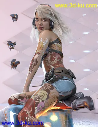 3D打印模型Caramel for Genesis 8 Female的图片