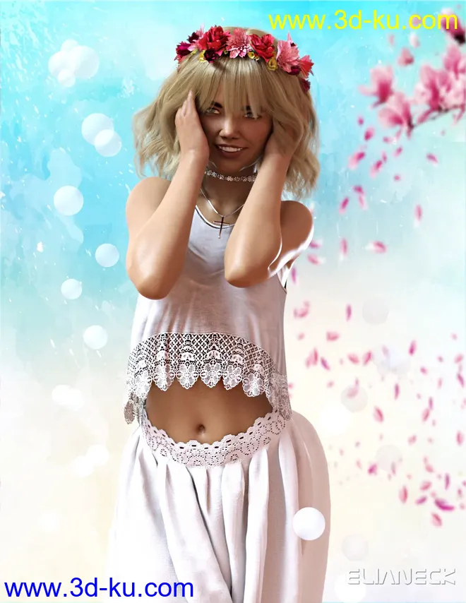 Caramel for Genesis 8 Female模型的图片11