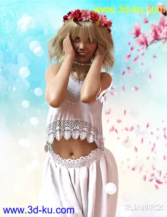 3D打印模型Caramel for Genesis 8 Female的图片