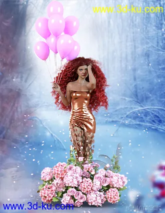 3D打印模型Caramel for Genesis 8 Female的图片