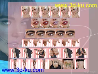 3D打印模型Caramel for Genesis 8 Female的图片