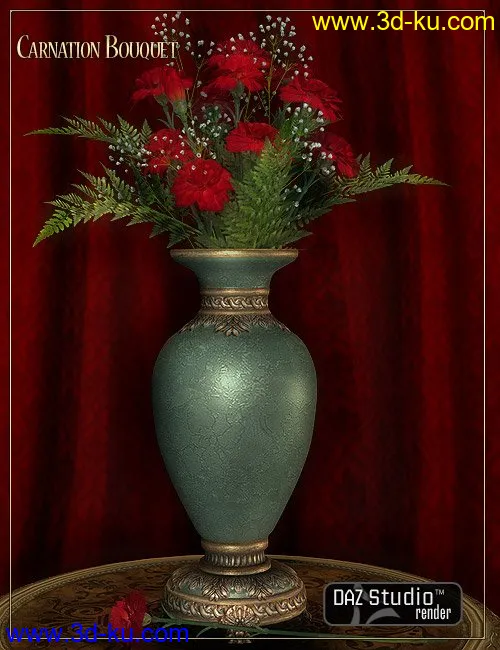 Carnation Bouquet模型的图片1