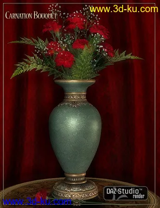 3D打印模型Carnation Bouquet的图片