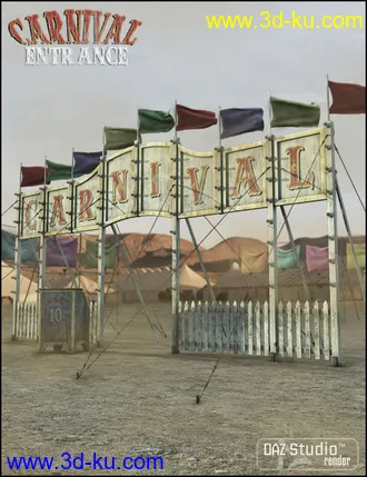 3D打印模型Carnival Entrance的图片