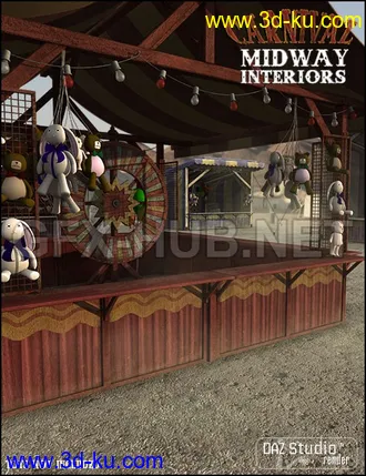 3D打印模型Carnival Midway Interiors的图片