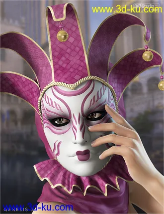 3D打印模型Carnivale for Venetian Mask的图片
