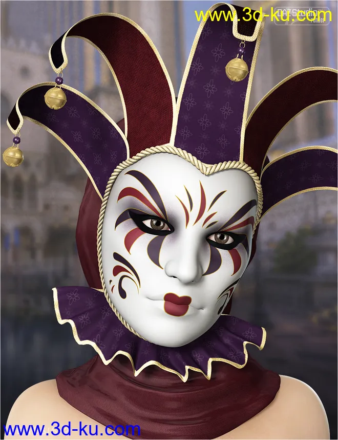 Carnivale for Venetian Mask模型的图片4