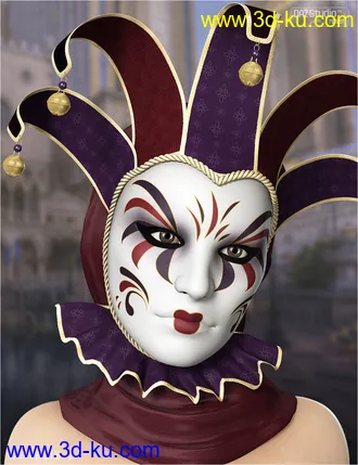 3D打印模型Carnivale for Venetian Mask的图片