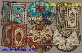 3D打印模型Carpet Shaders - Persian Rugs的图片