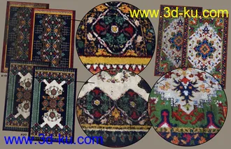 3D打印模型Carpet Shaders - Persian Rugs的图片