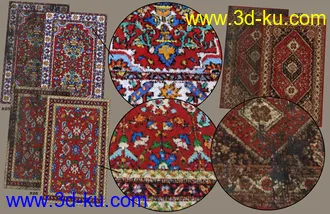 3D打印模型Carpet Shaders - Persian Rugs的图片