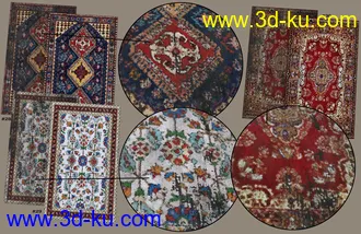 3D打印模型Carpet Shaders - Persian Rugs的图片