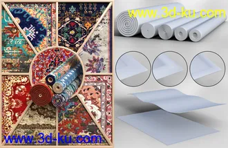 3D打印模型Carpet Shaders - Persian Rugs的图片