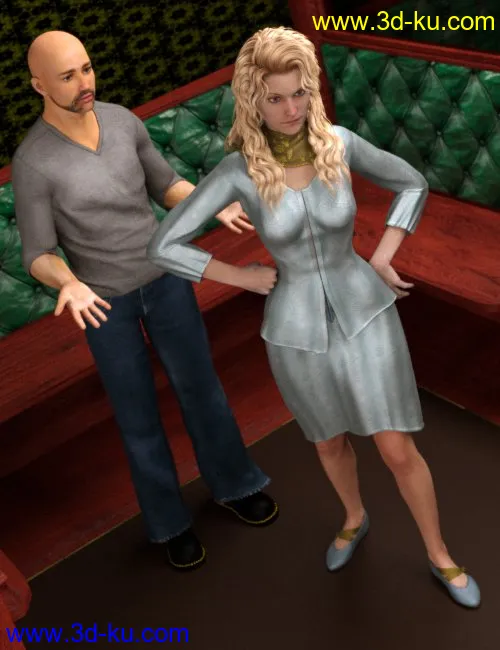 Casual Friday Poses for V5 and Genesis模型的图片2