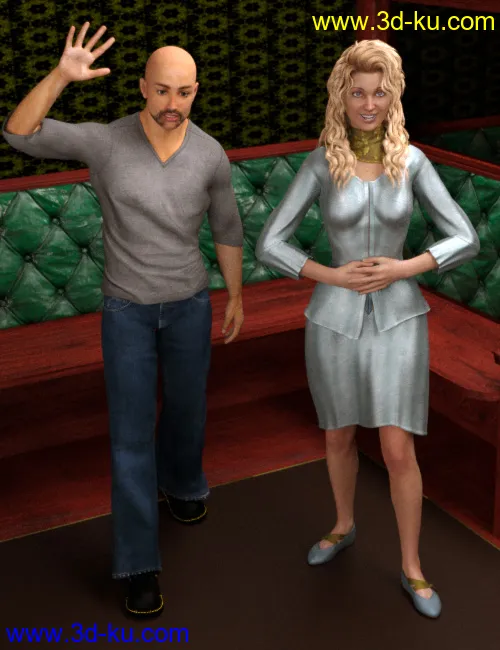 Casual Friday Poses for V5 and Genesis模型的图片3