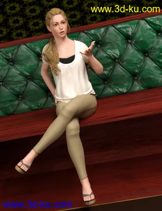 3D打印模型Casual Friday Poses for V5 and Genesis的图片