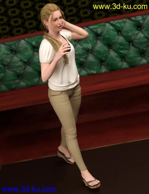 Casual Friday Poses for V5 and Genesis模型的图片6