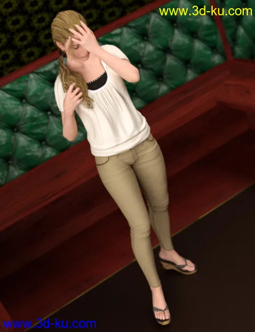 Casual Friday Poses for V5 and Genesis模型的图片7