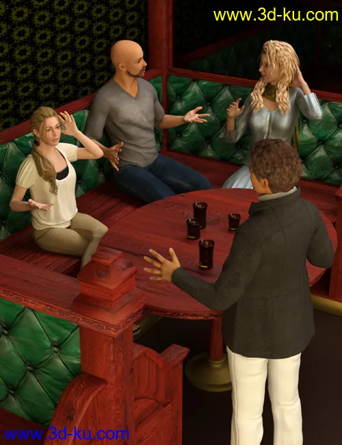 Casual Friday Poses for V5 and Genesis模型的图片9