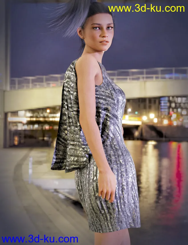 CB Bexley HD For Genesis 8 Female模型的图片4