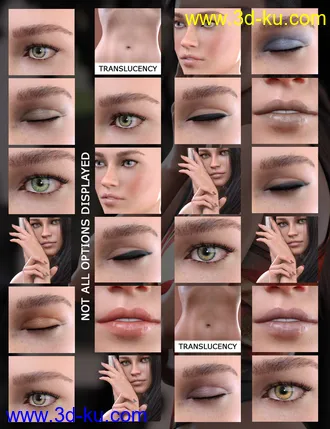 3D打印模型CB Bexley HD For Genesis 8 Female的图片