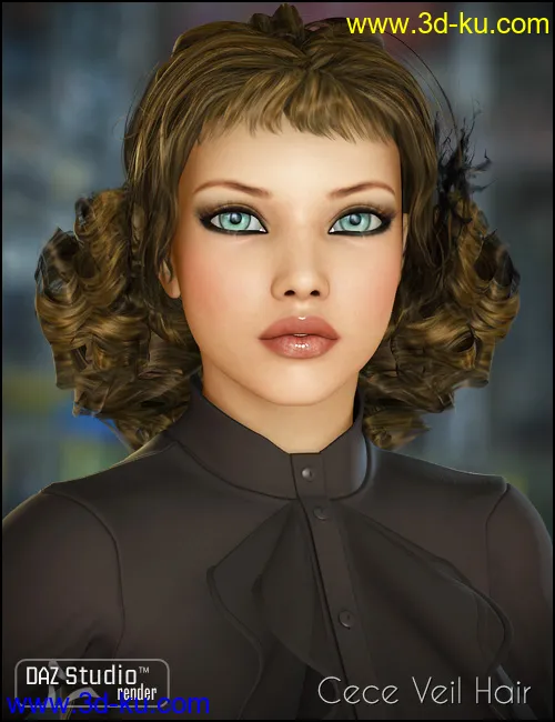 CeCe Veil Hair模型的图片3
