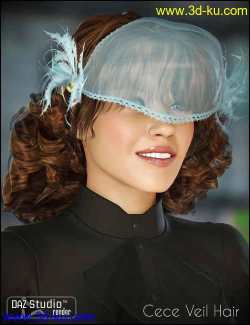 CeCe Veil Hair模型的图片4