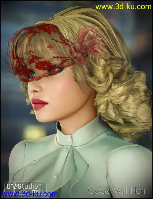 CeCe Veil Hair模型的图片5