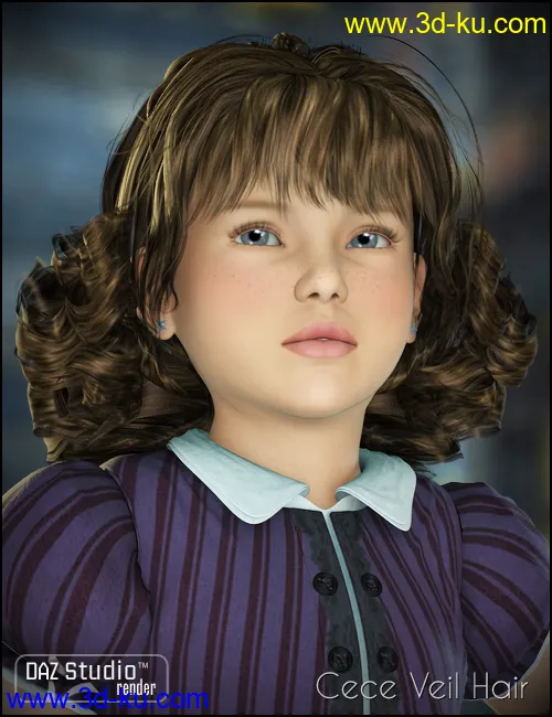 CeCe Veil Hair模型的图片6