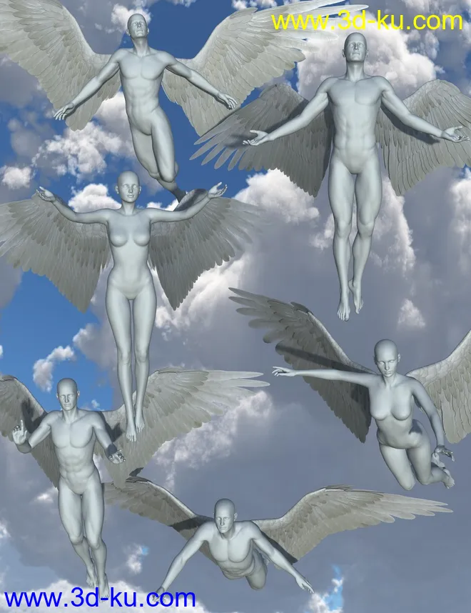 Celestial Poses for Victoria 5 and Michael 5模型的图片3
