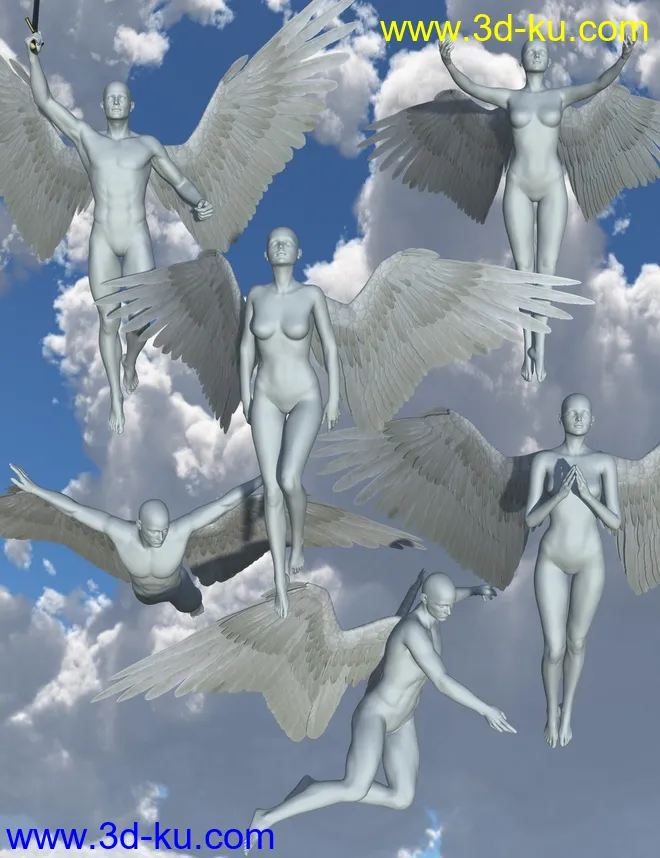 Celestial Poses for Victoria 5 and Michael 5模型的图片4