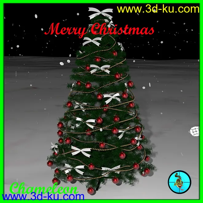 Chameleon Christmas Gift模型的图片1