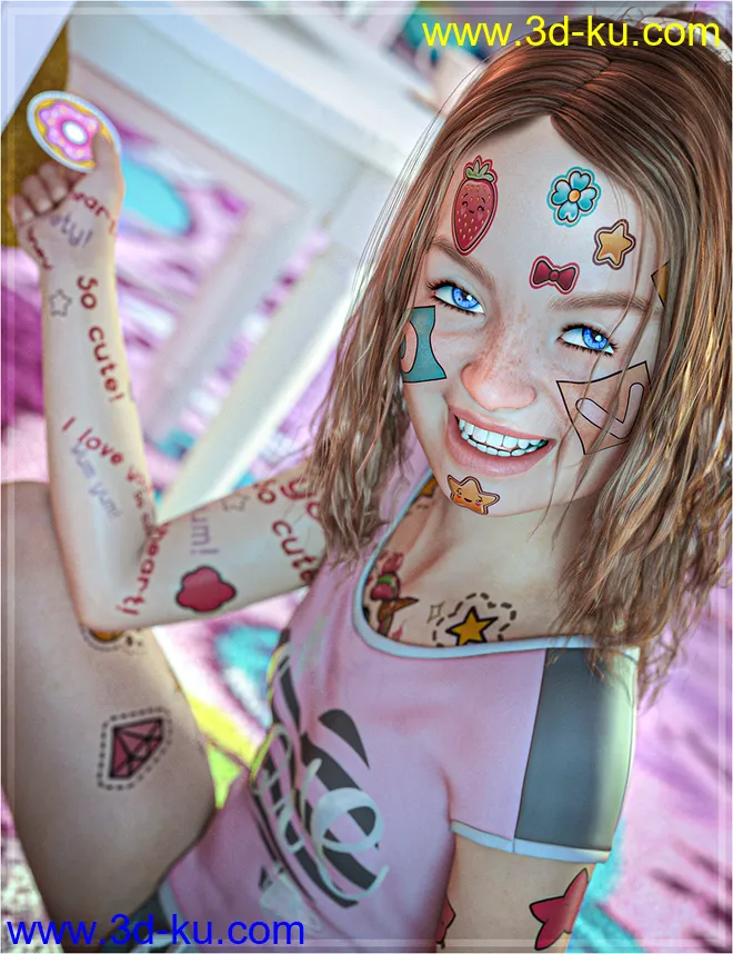 CharChar for Genesis 8 Female模型的图片1