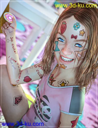 3D打印模型CharChar for Genesis 8 Female的图片