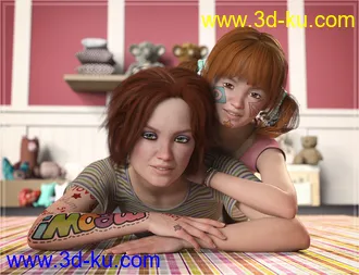 3D打印模型CharChar for Genesis 8 Female的图片