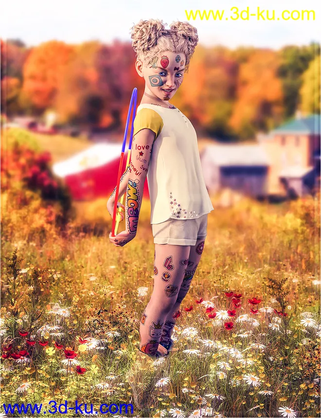 CharChar for Genesis 8 Female模型的图片3