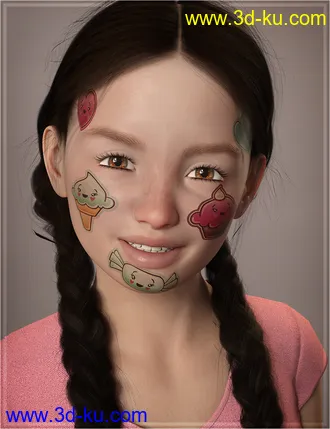 3D打印模型CharChar for Genesis 8 Female的图片