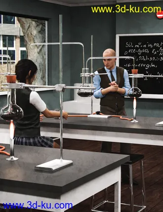 3D打印模型Chemistry Classroom的图片