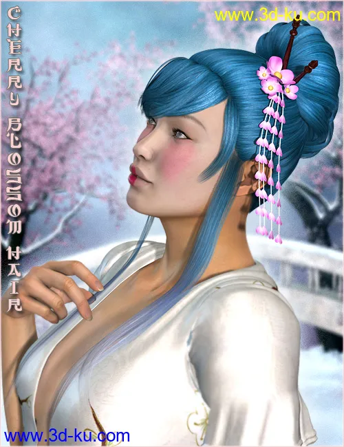Cherry Blossom Hair模型的图片3